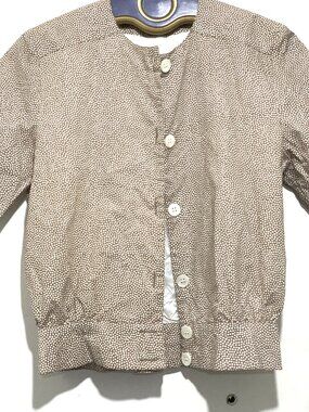 VINTAGE PORTS INTERNATIONAL SHORT SLEEVE POLKA DOT BLOUSES SIZE 6